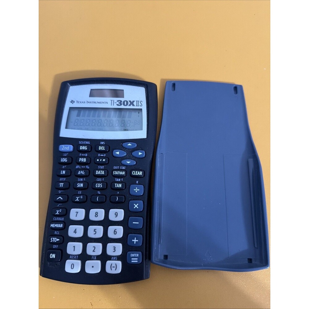 Texas Instruments TI-30XIIS Calculator Ti 30x IIS Scientific Solar NO Cover Blu